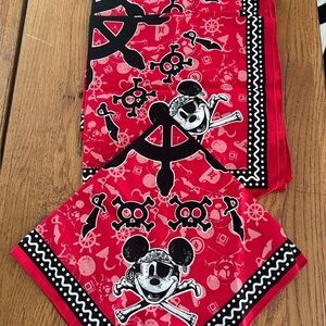 Disney Cruise Line Pirate Mickey Bandana (Set of 4 bandanas)
New